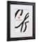 Craig Frames Contemporary Brazilian Walnut Picture Frame with Mat